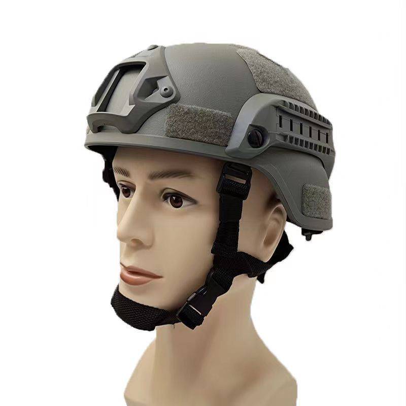 Adult gray helmet + 6 equals
